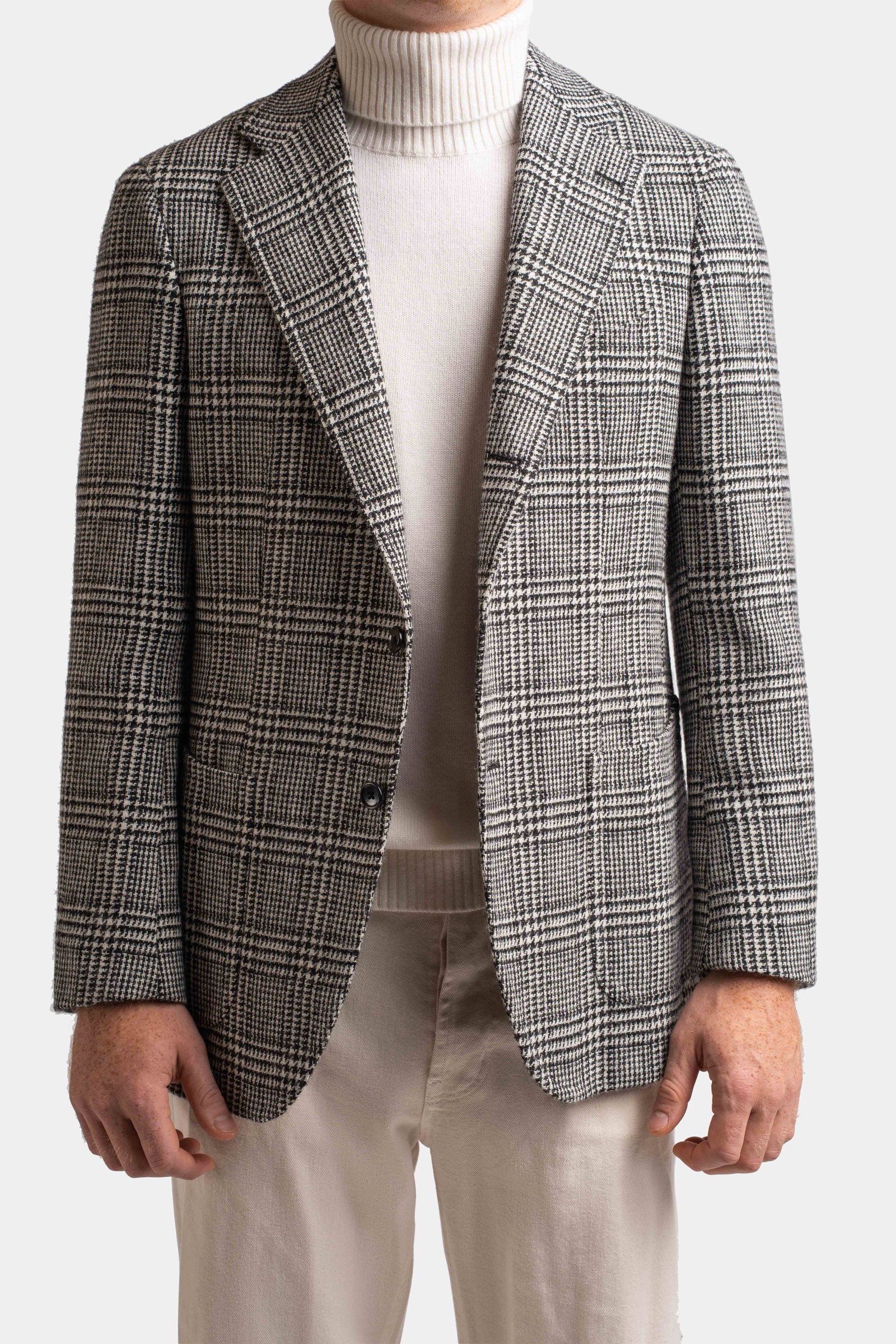 Mod 2 Classic Tweed Glencheck Black - Blazers - Cavour
